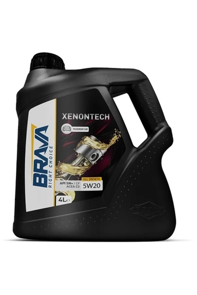 Brava XENONTECH TAM SENTETİK 5W20 4 LT MOTOR YAĞI