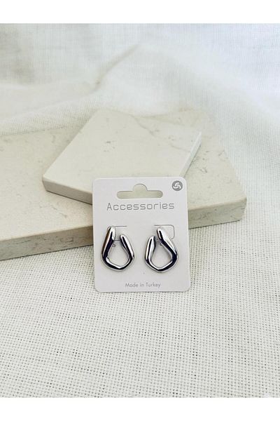 DEMOKAN Women's Special Plated Pinch Earrings