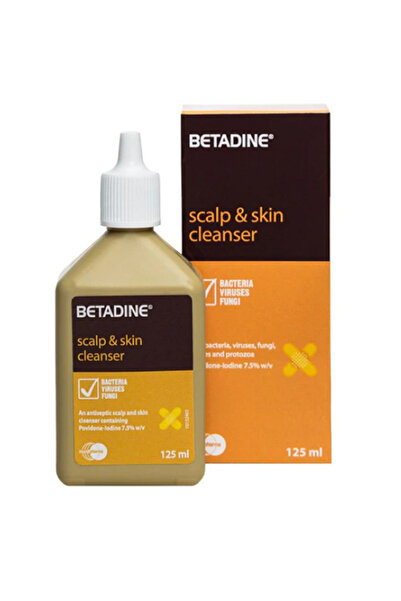 BETADINE منظف فروة الرأس والبشرة 125 مل