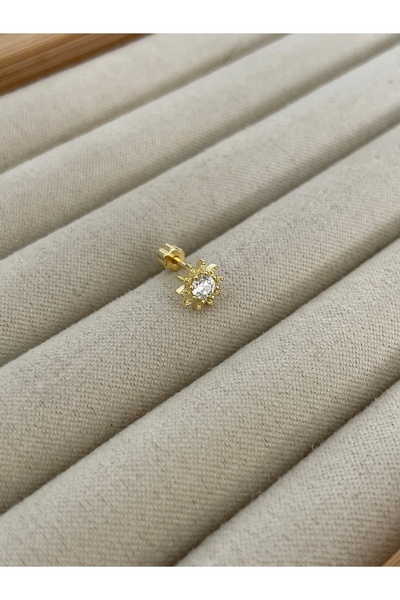 Sade Accessory Ortası Taşlı Güneş Piercing