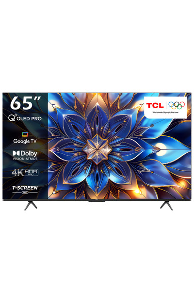 TCL 65T7B 65" 165 Ekran Uydu Alıcılı 4K Ultra HD Smart Google QLED Pro TV