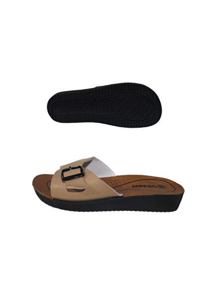 GEZER Жіночі кремові ультралегкі капці для прогулянок