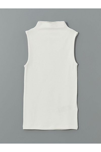 LC Waikiki Γυναικείο κορμάκι LCWAIKIKI Classic White Stand γιακά