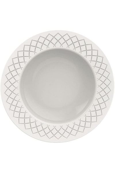 TRAMONTINA Since 1911, Made In Brazil - Ingrid 23cm Porcelain Deep Plate