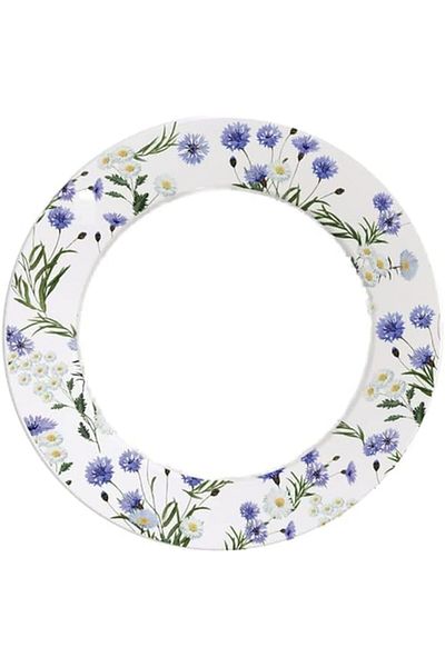 TRAMONTINA Since 1911, Made In Brazil - Ana Alice 23cm Decorated Porcelain Deep Plate