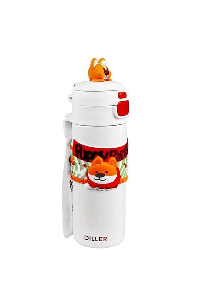 DILLER Vagonlife Dilerci Steel Pipet/Pipetliz Usedginal Silikon Tuttusucu Hand Strap Flask/Termos