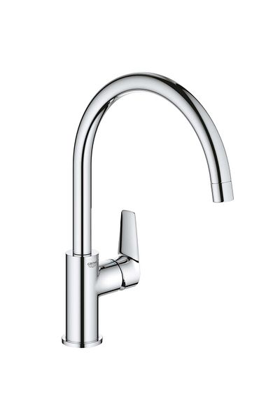 Grohe Grohe 30529001 kitchen faucet, 3/8 inch, type C spout, single lever, swivel, ceramic cartridge, Chrome