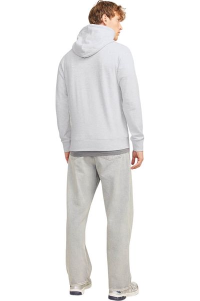 Jack & Jones Hanorac JACK &JONES Beau Hood - 12268436-White Melange