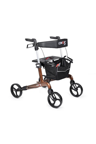 Comfort Plus Spırıt X4 Brown Carbon Fiber Rolatör Yürüteç