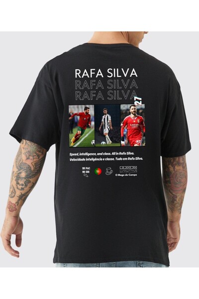 VEK Oversize Rafa Silva T-Shirt %100 PAMUK