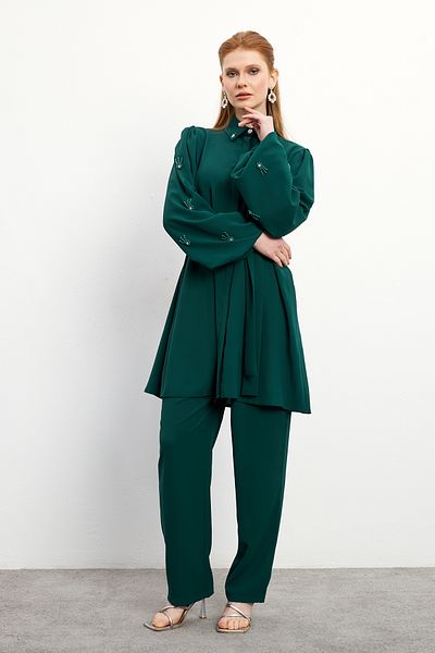VAVİNOR Leora Emerald Tin - Σετ Πανταλόν