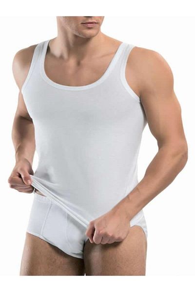 KEYAL Tutku 5-Piece Cotton White Undershirt Panties Set