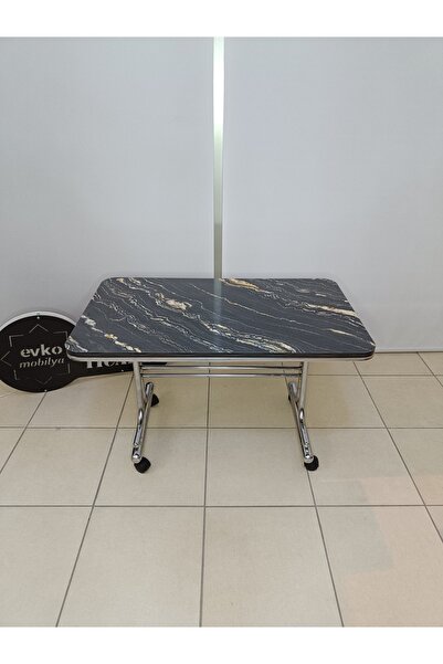 EVKO MOBİLYA Tekerlekli Orta Sehpa, Orta Sehpa, Tekerlekli Sehpa, Sehpa, Meta...