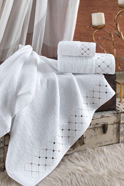 Ellia Soft Set de prosoape Georgio, bumbac 100% piese, cutie de 3 bucăți, set...