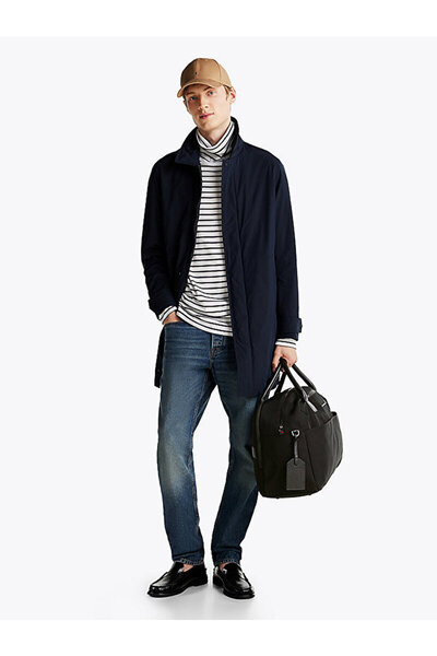 Tommy Hilfiger Erkek Çift Askılı 2 Fermuarlı Çıkarılabilir Askılı Siyah Valiz & Bavul AM0AM13078-BDS