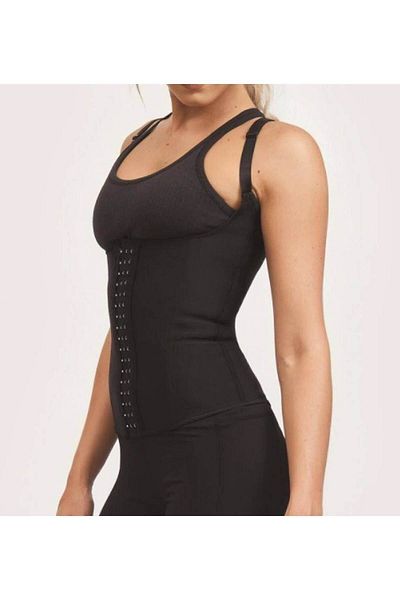 MİSTİRİK Trigoso Model Postpartum 4-Stage Preventing Sagging After Liposuction Hanger Latex Black Color