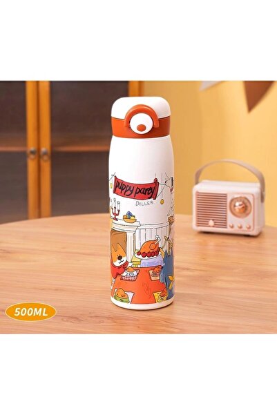 DILLER VAGONLİFE ÇELİK PİPETSİZ MATARA-TERMOS D9214 480ML