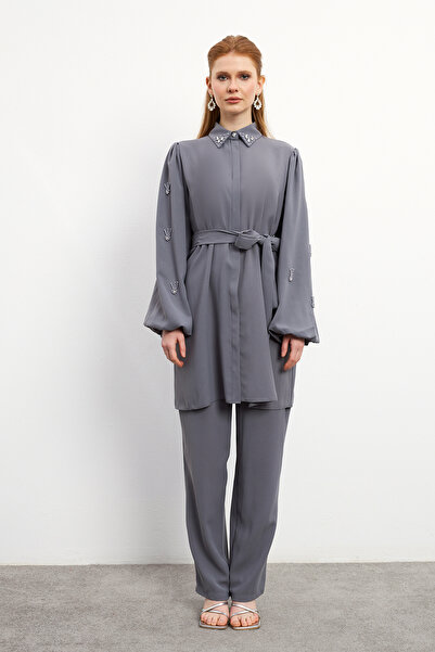 VAVİNOR Σετ Leora Grey Tunic-Pants