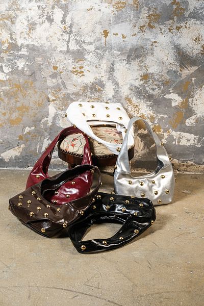 Çantacımstore Studded Handbag - White 040325