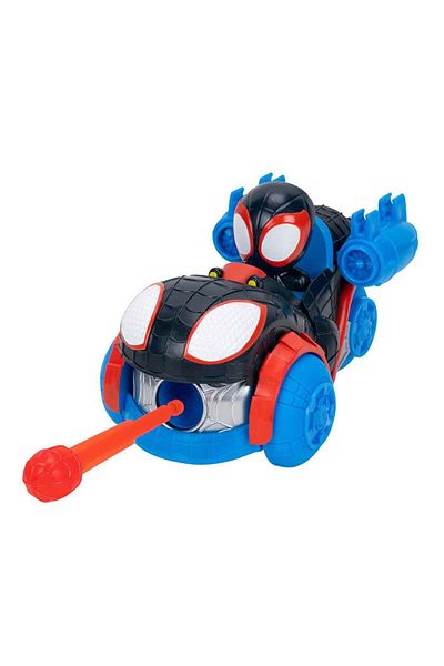 Marvel Spidey and His Amazing Friends Miles Morales Throwing Vehicle Series
