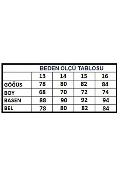 Elayza Çiçek Desenli Valon Etekli Kız Çocuk Mayo Üçlü Set- Boneli Kaprili