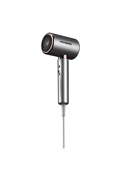 Hausberg Uscator de par HAUSBERG HB-262GR, 2000W, 2 viteze, 4 trepte de incalzire, gri