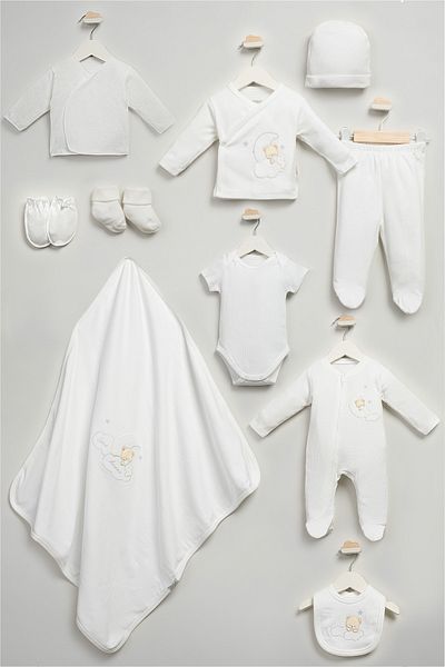 Bebitof طقم بدلة لحديثي الولادة من Sweet Dreams مكون من 10 قطع