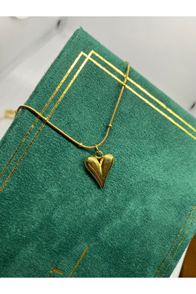 SOR ACCESSORIES Heart Steel Necklace
