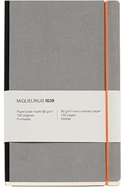 Hepta Collection Miquelrius Retro Collection Gray Notebook