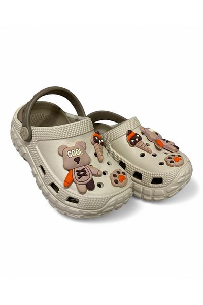 Twingo Unisex Παιδικές Παντόφλες Χοντρή Σόλα Κλειστή Μπροστινή Τρύπα Πόρπη Καλοκαιρινές Παντόφλες