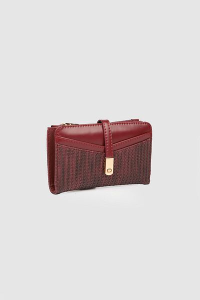 La La'Graccio Paris La'Graccio Paris Women's Ballet Wallet Claret Red
