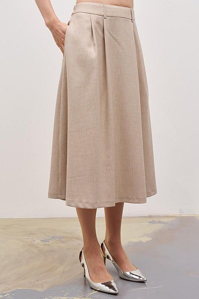 Journey Elastic Waist-Long Skirt