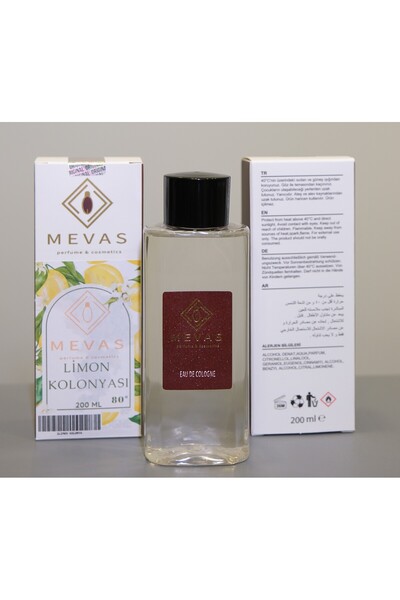 MEVAS 200 ML LİMON KOLONYASI