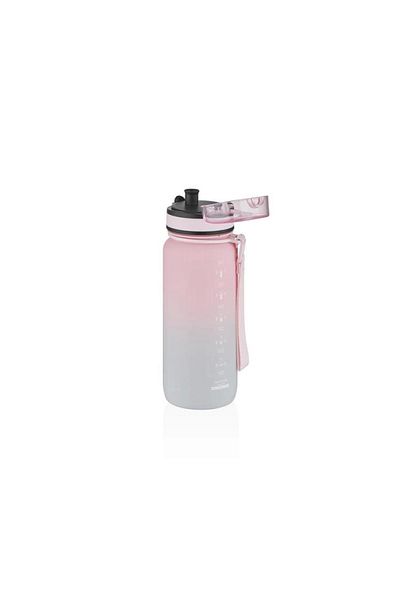 Uzspace Flask Without Straw Tritan Soft Touch Color Transition 3037 650 ml Pink-Grey