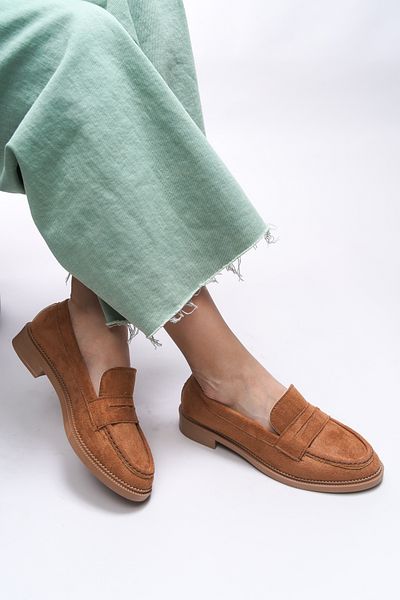Riccon Γυναικείο Loafer Mylmadia 0012665   Μαύρισμα σουέντ