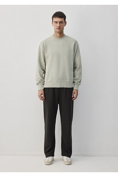 Mavi Gray Basic Sweatshirt - Crew Neck Loose Relaxed Fit 0S10180-70146