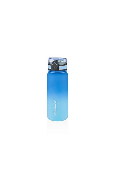 Uzspace Flask Without Straw Tritan Soft Touch Color Transition 3037 650 ml Dark Blue - Light Blue
