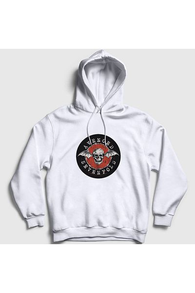 Presmono Λευκό Κόκκινο Avenged Sevenfold Unisex φούτερ με κουκούλα - 16152tt