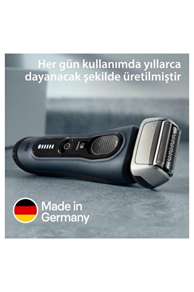 Braun Series 8 Elektrikli Tıraş Makinesi, Şarj Standı, Islak Ve Kuru, 8513s, Gri