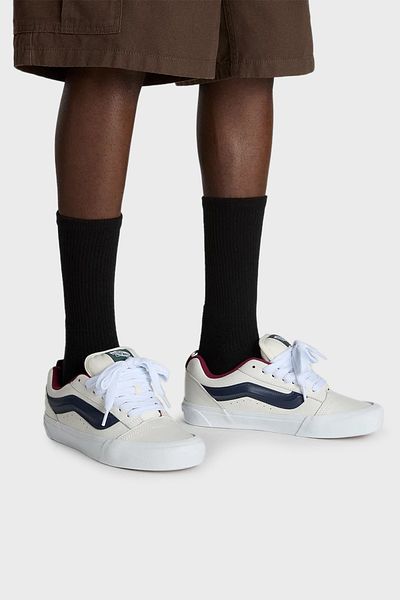 Vans Knu Skool Leather Logo Sneaker Shoes Unisex Shoes Vn000D22Wtm1