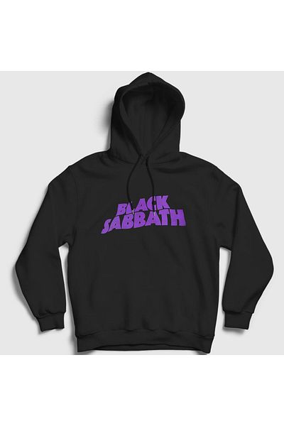 Presmono Φούτερ Sabbath Unisex Μαύρη κουκούλα - 17403tt
