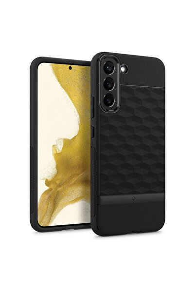 Spigen Caseology Galaxy S22 Kılıf Parallax Matte Black - ACS04009
