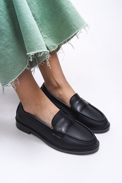 Riccon Women's Loafer Mylmadia Black Skin 0012665