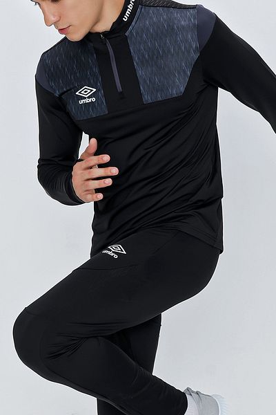 UMBRO Black Men's Tracksuit Set, Comfortable and Stylish Sports Suit, High Quality, Daily Use and Sports