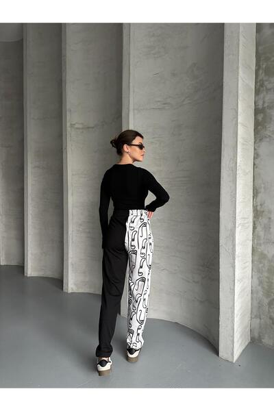 RPT MODA ΨΗΦΙΑΚΗ ΕΚΤΥΠΩΣΗ ΔΙΠΛΟ ΧΡΩΜΑΤΟΣ ΜΕ ΜΟΤΙΒΟ ΆΝΕΤΟ ΜΕ ΨΗΛΟΜΕΣΟ JOGGER ΦΟΥΤΕΡ