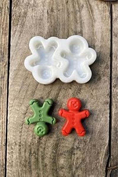 ShopZum Ginger Mini Double Candle Mold (Silicone)