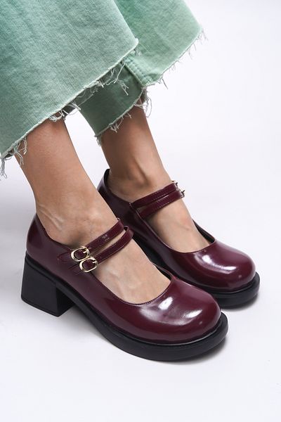 Riccon Merlyrra Women's Loafer 0012502   Burgundy Patent Leather