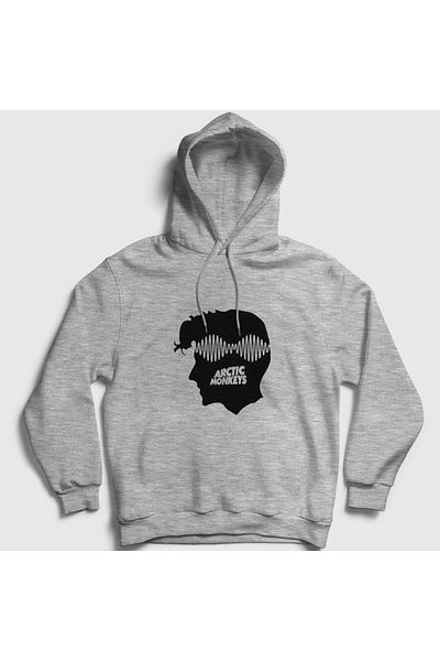 Presmono Φούτερ Arctic Monkeys Unisex Grey Hooded - 13676tt