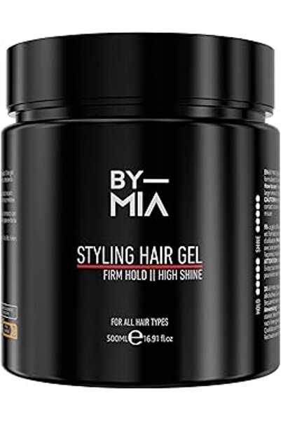 By Mia Saç Şekillendirici Jöle 500Ml | Güçlü Tutuş | Yüksek Parlaklık, Islak Görünüm Saç Jölesi | U
