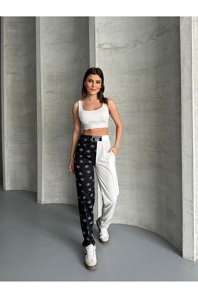 RPT MODA ΨΗΦΙΑΚΗ ΕΚΤΥΠΩΣΗ ΔΙΠΛΟ ΧΡΩΜΑΤΟΣ ΜΕ ΜΟΤΙΒΟ ΆΝΕΤΟ ΜΕ ΨΗΛΟΜΕΣΟ JOGGER ΦΟΥΤΕΡ